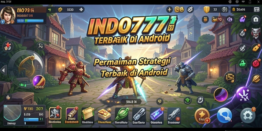 Antarmuka interaktif dan gameplay strategi INDO777.