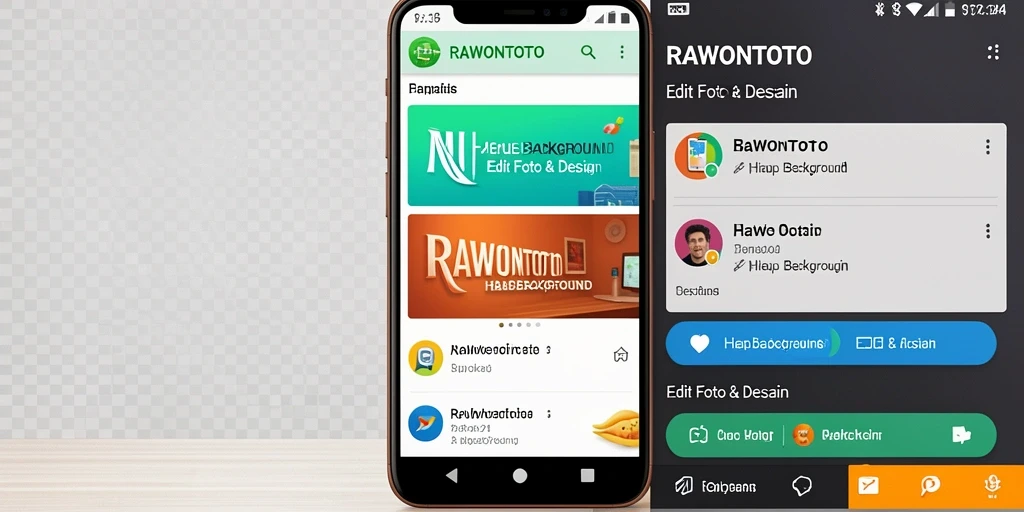 Tampilan antarmuka RAWONTOTO saat melakukan penghapusan latar belakang.