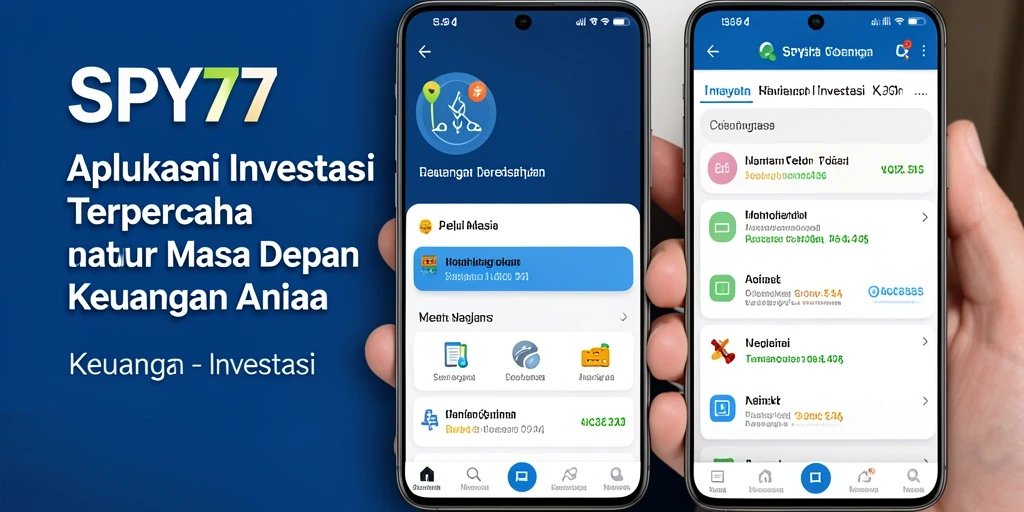 Tampilan antarmuka SPY77 yang menarik dan mudah digunakan.
